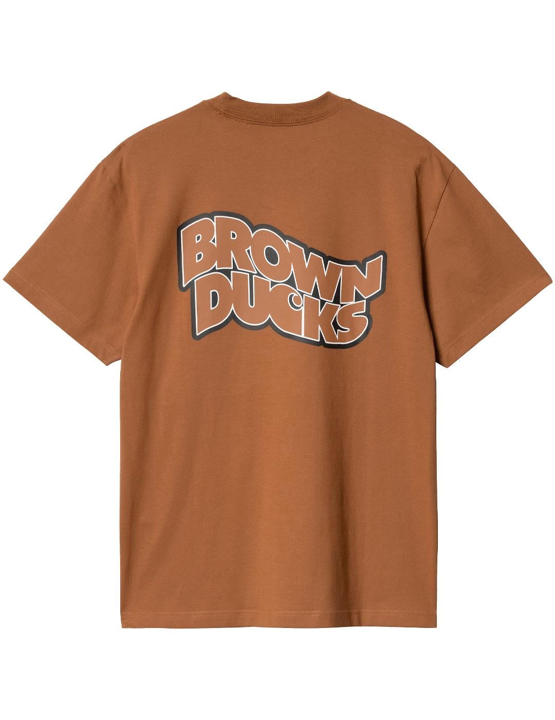 Camiseta Carhartt Wip Brown Ducks Marrón