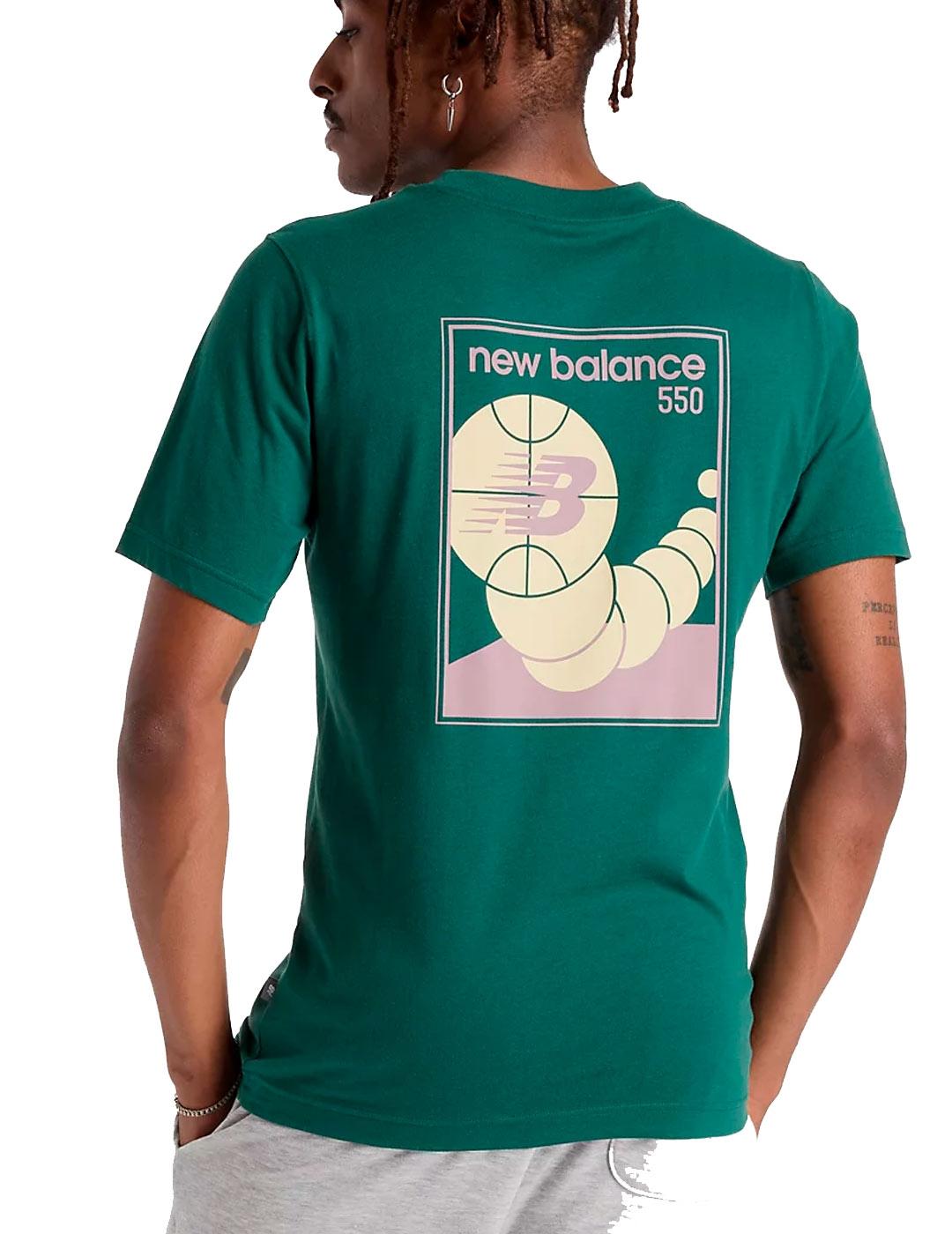 Camiseta New Balance 550 Verde