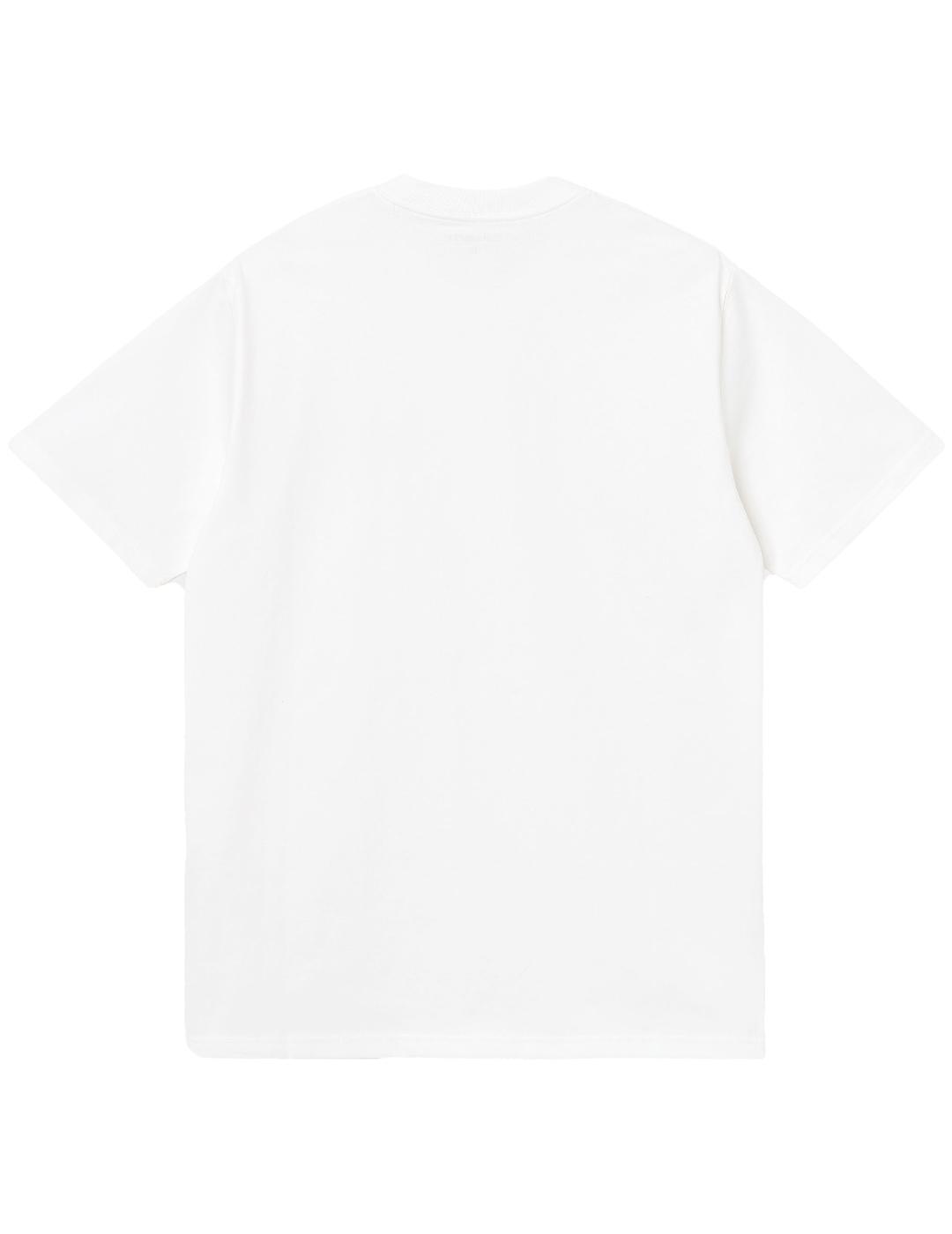 Camiseta Carhartt Wip University Script Blanco