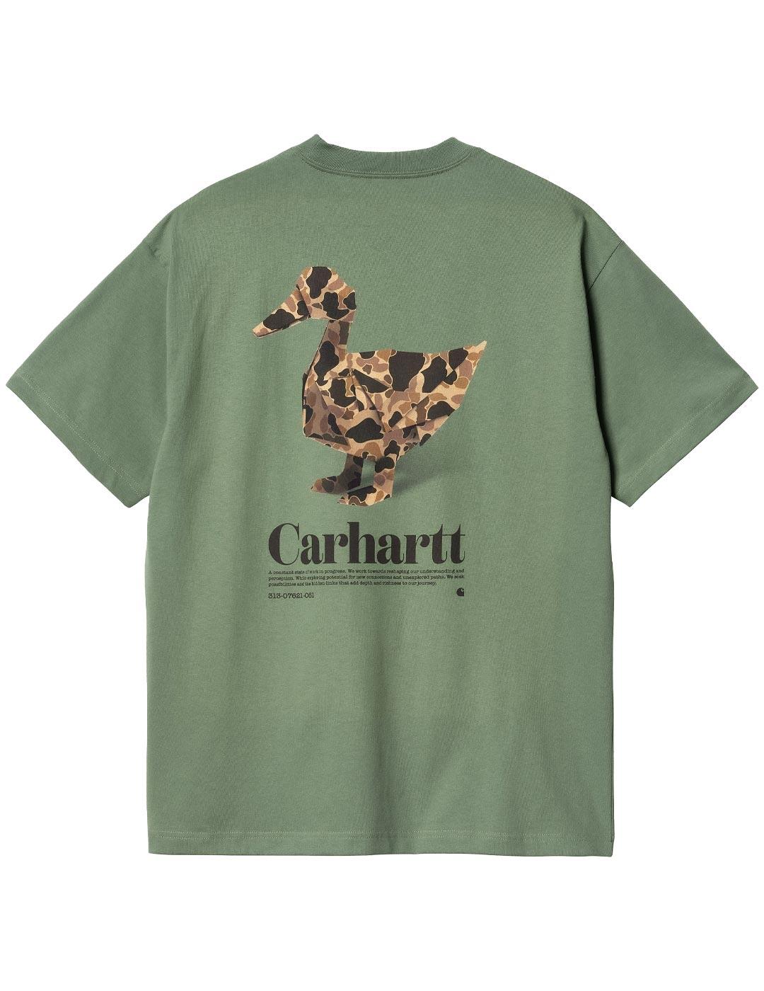 Camiseta Carhartt Wip Fold Duck Verde