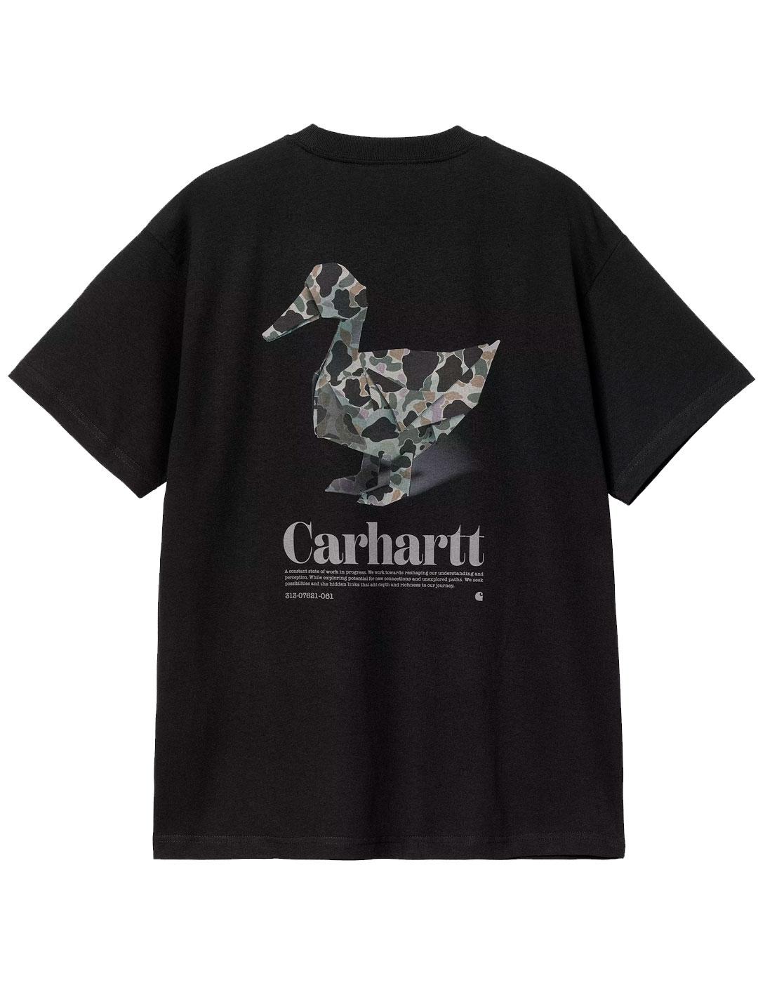 Camiseta Carhartt Wip Fold Duck Negro