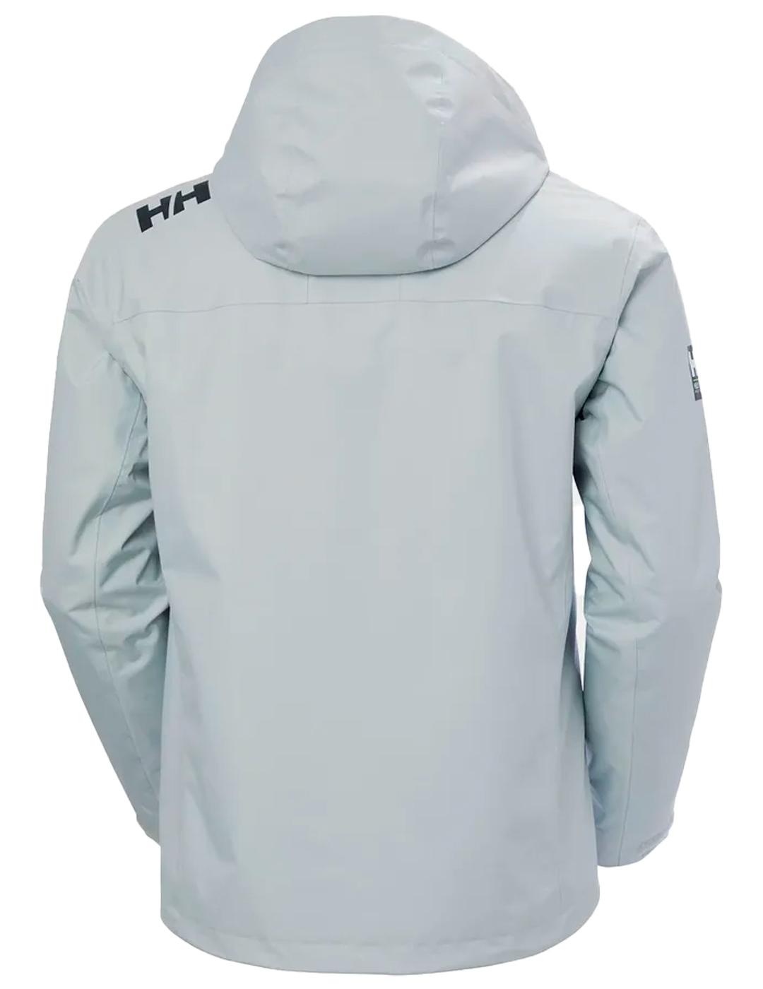 Chaqueta Helly Hansen Crew Hooded Midlayer Sailing Gris