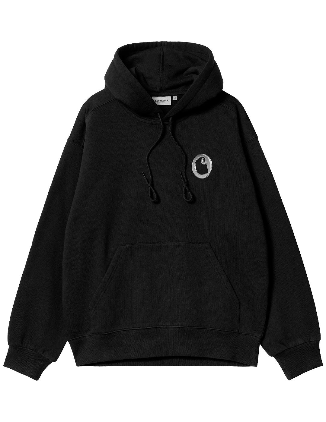 Sudadera Carhartt Wip Hooded Charm Link Negro