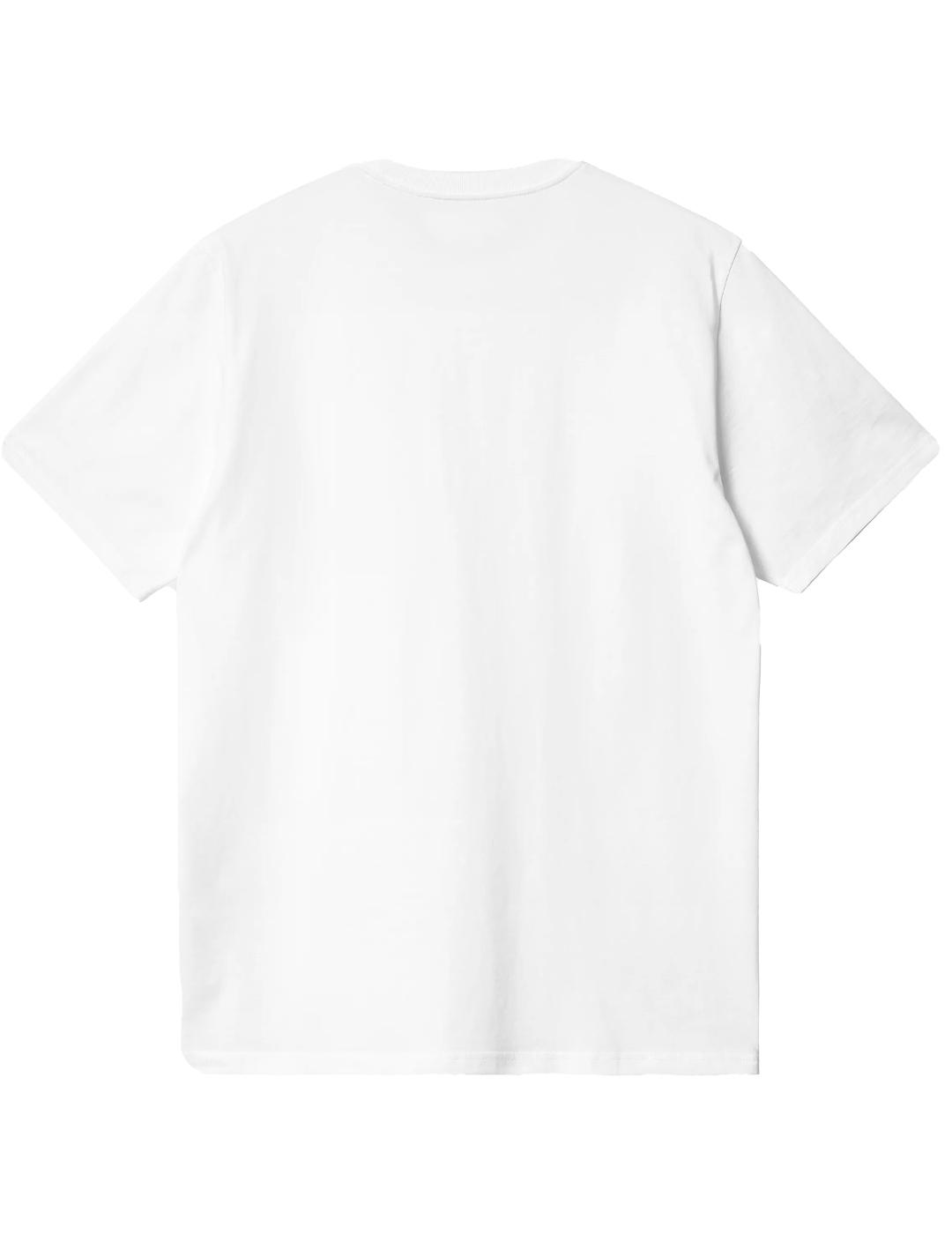 Camiseta Carhartt Wip Pocket Heart Blanco