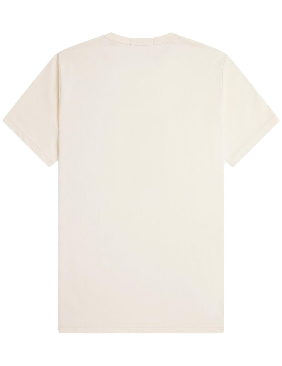 Camiseta Fred Perry de crepé de piqué