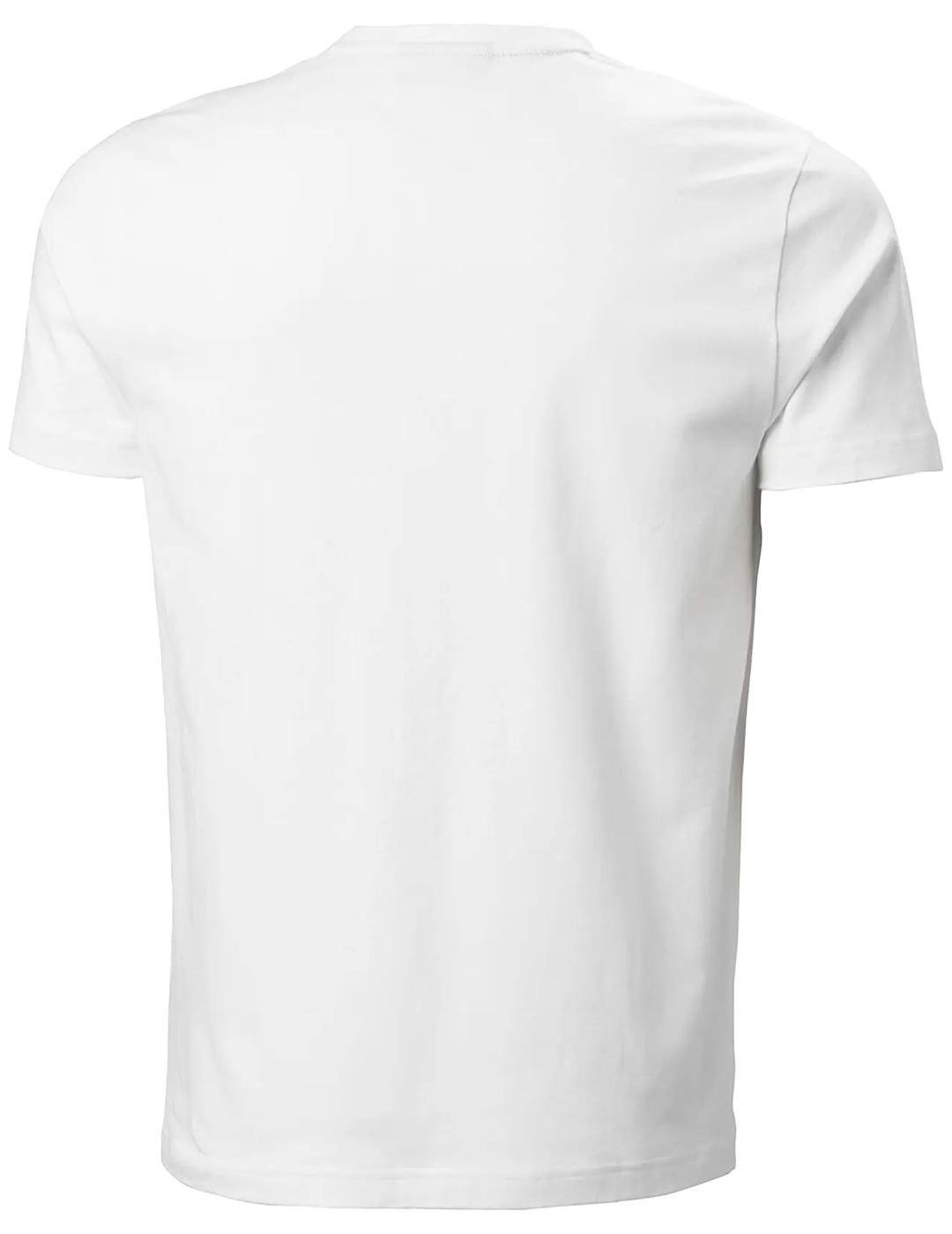 Camiseta Helly Hansen Core T-Shirt 2.0 manga corta blanco