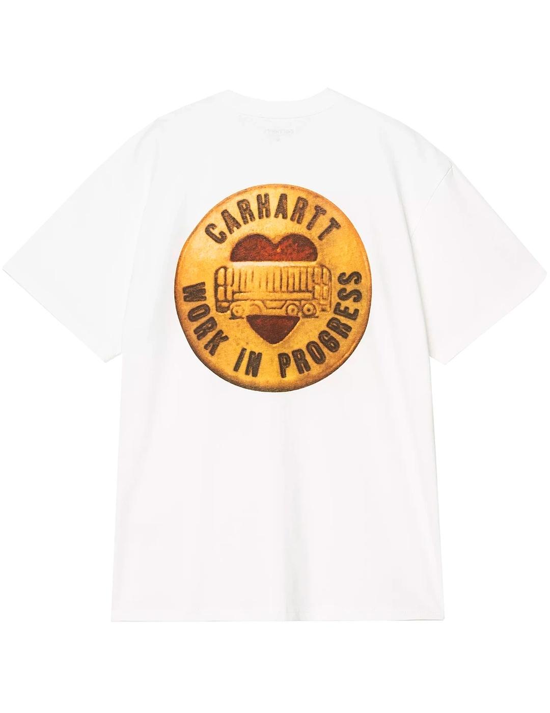 Camiseta Carhartt Wip Button Blanco