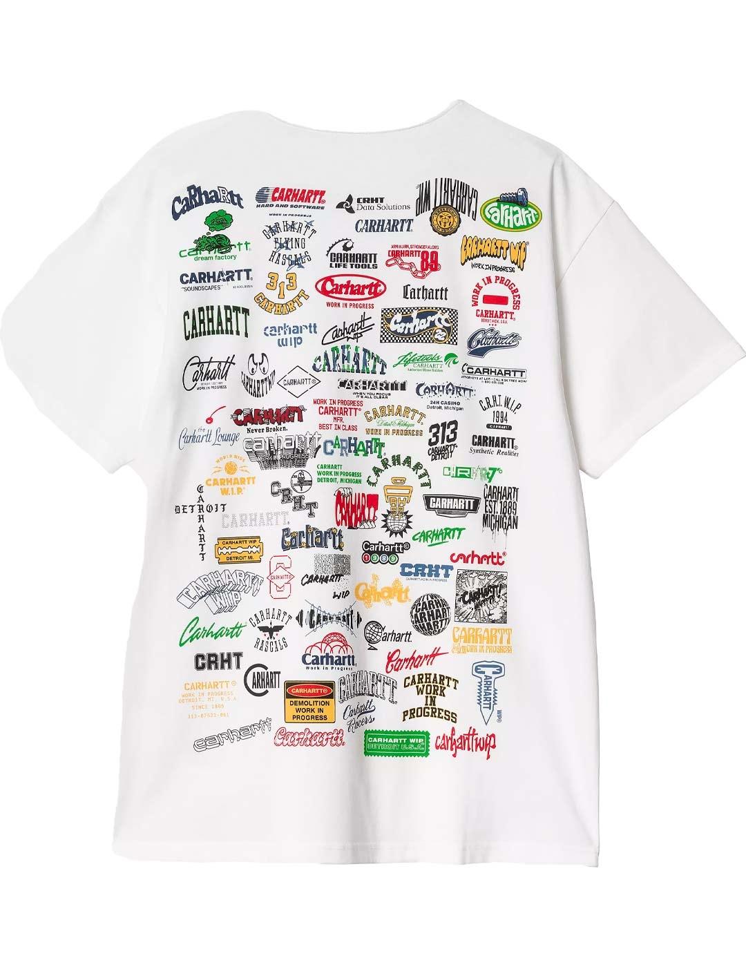 Camiseta Carhartt Wip Logo Blanco