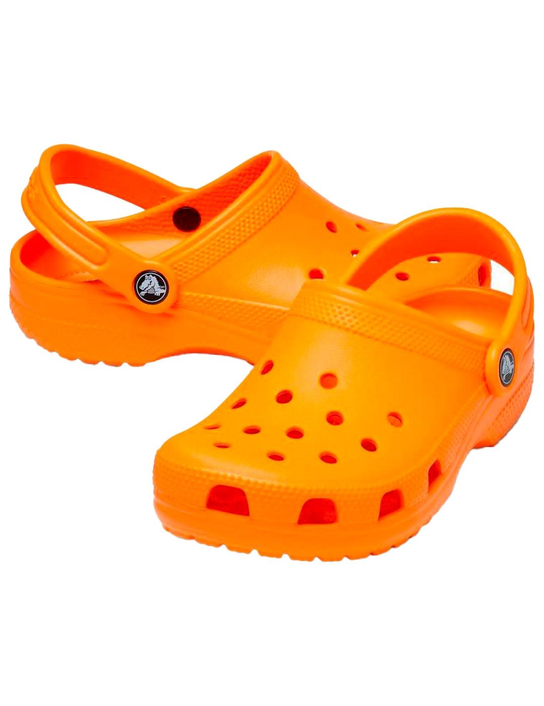 Zuecos Crocs Junior Classic K Naranja