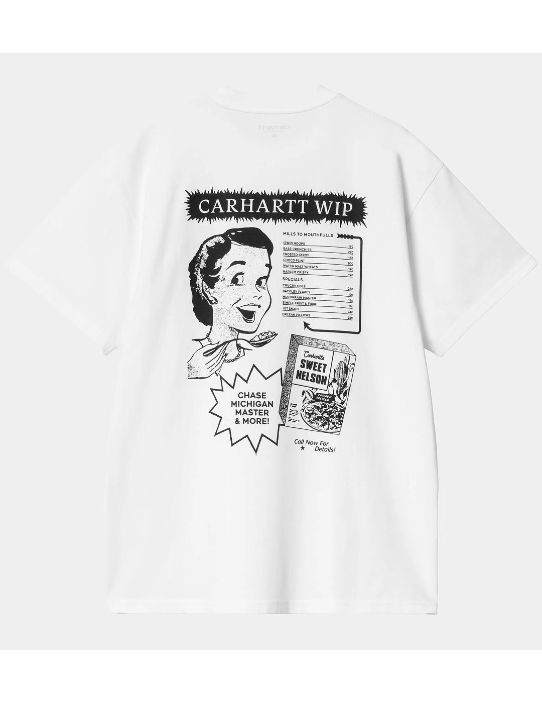 Camiseta Carhartt Wip Catalogue Blanco